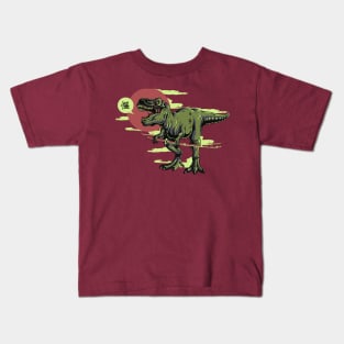 Dinosaur Samurai Kids T-Shirt